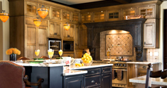 V6B rustic italian style kitchen design