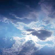 Blue sky with clouds