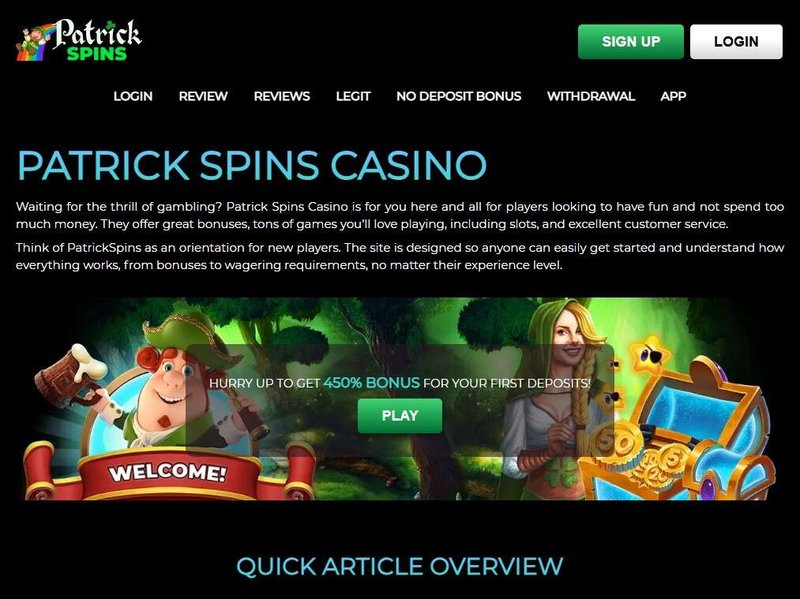 Patrick spins uk - Unlock Patrick Spins Casino: A UK Player’s Guide to Easy Login and Top Slots